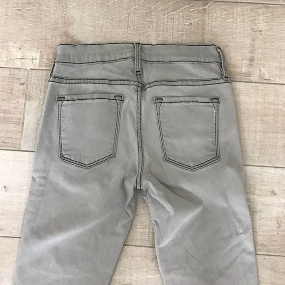 Frame Skinny Jeans Sz 24 Gray Distressed Jeans - Picture 5 of 8